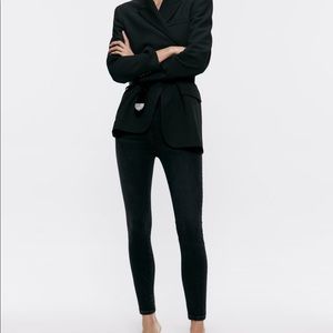 Zara HIGH WAISTED leggings XS